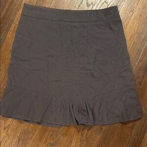 Grey Cotton Midi Skirt Fei Anthropologie